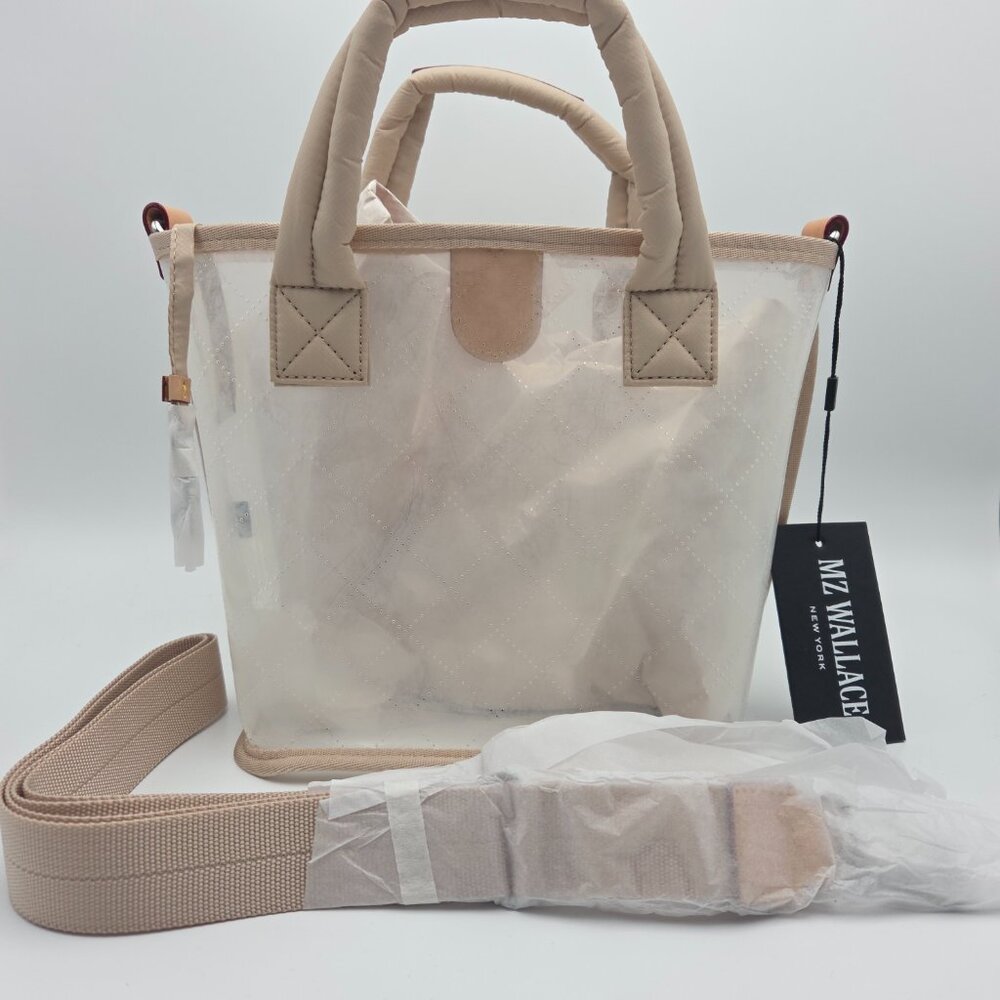 NWT Mz. Wallace Stadium Tote Clear with Buff - Picture 5 of 5